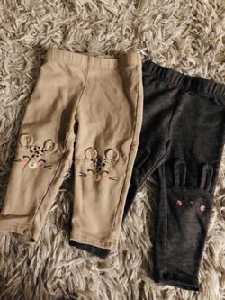 Warm cotton baby leggings