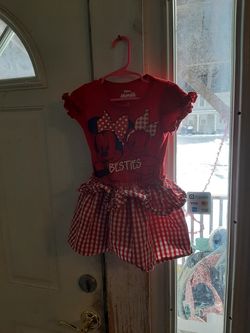 Disany junior minnie mouse dress size 4t