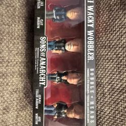 BOBBLEHEADS: Sons of Anarchy MINI Wacky Wobbler 4 pack Funko, NEW