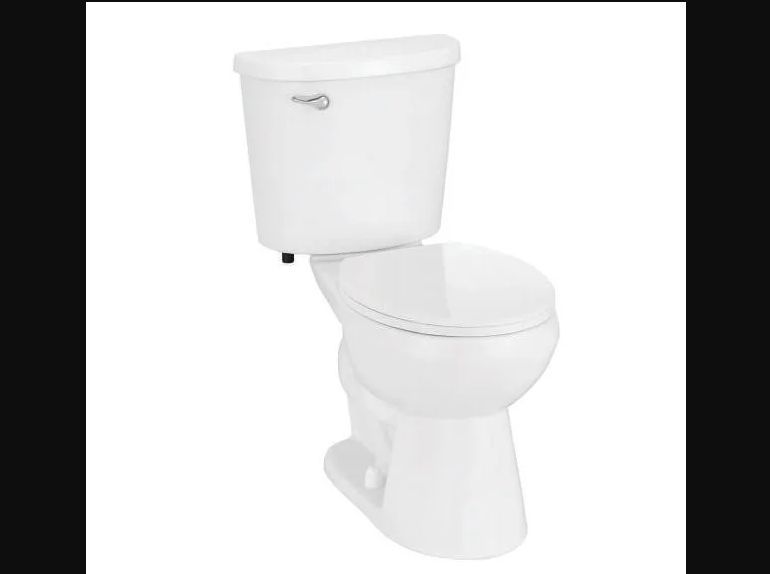 NEW! SEASONS Round All-In-One Toilet, 0.8 GPF 12″ Rough ADA