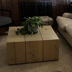 Solid Wood Coffee Table 