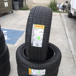 215/55/17 Pireli Set Of 4 New Tires Installed And Balanced 