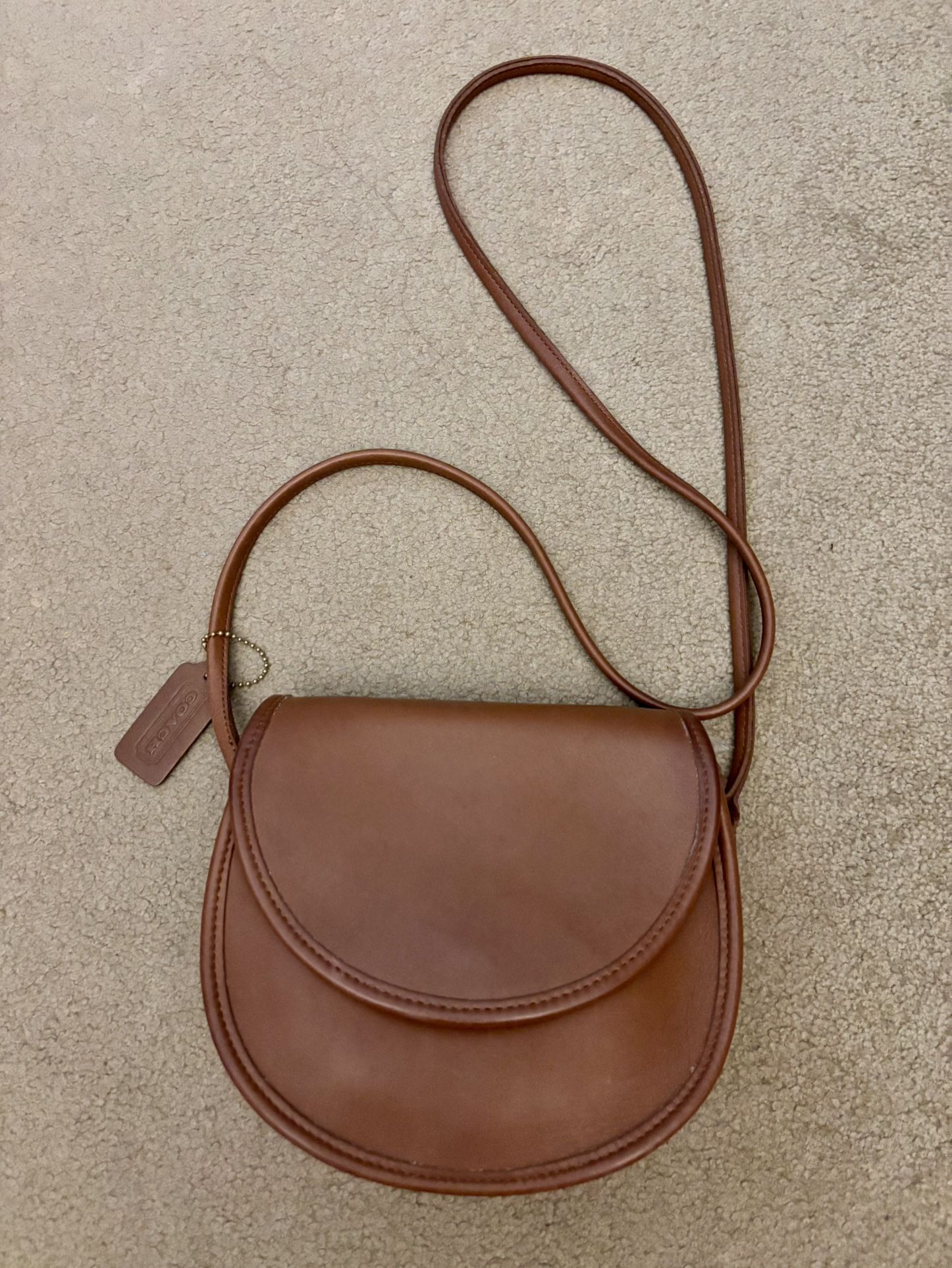 Vintage Coach Casey Crossbody Leather Bag