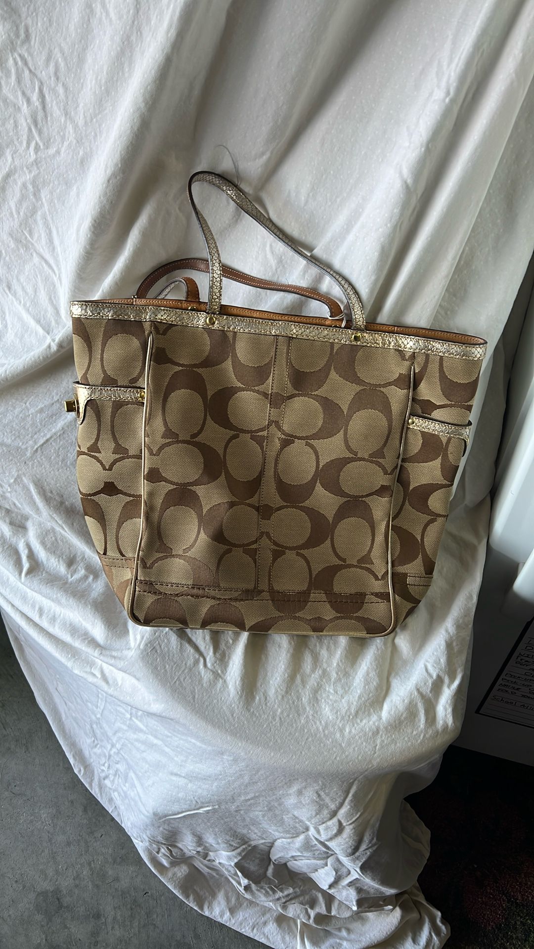 Coach Gold Purse