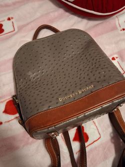 Downey & Brooke Ostrich Backpack