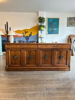 Wood Buffet / Sideboard / Credenza / Entertainment Center / TV Stand!