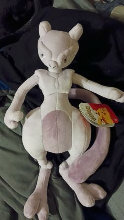 Mewtwo plush brand new jazwares 24" with tags pokémon
