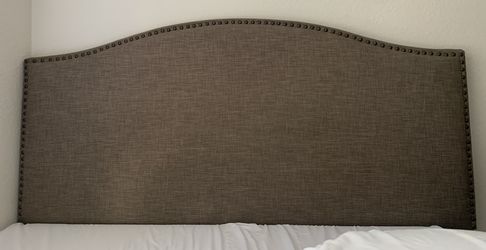 Grey Queen Headboard