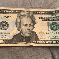 $20 error star note