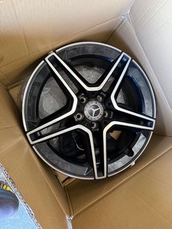 Mercedes c43 staggered amg original rims set 18”