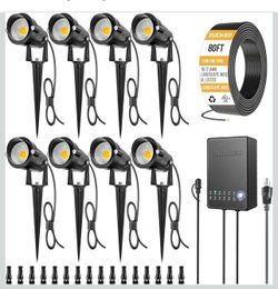 ZUCKEO All-in-One Landscape Lighting Kit, 5W LED Low Voltage
