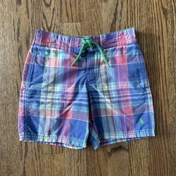 Size 4 / 4T Polo Ralph Lauren Plaid Swim Shorts
