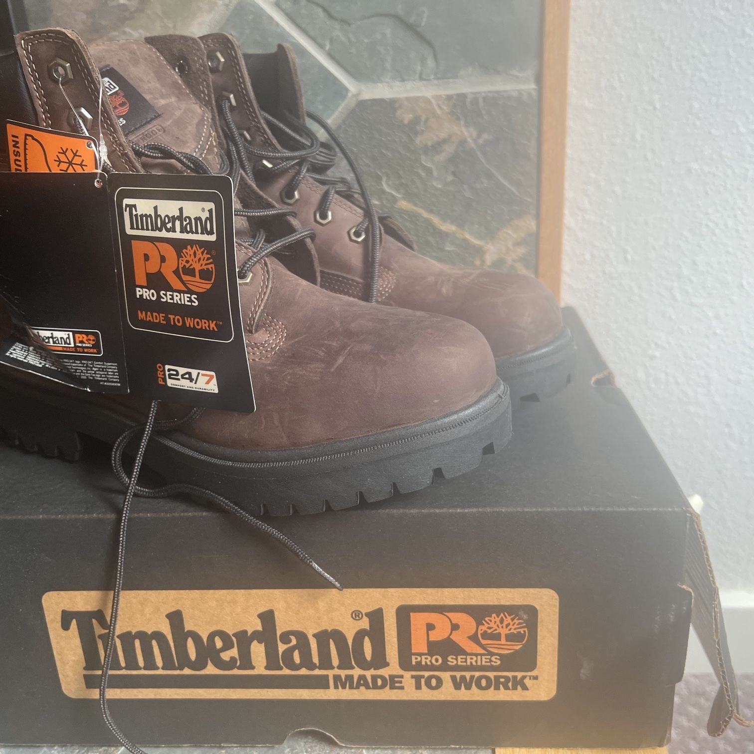 Timberland Pro 6” Steel Toe Size 10