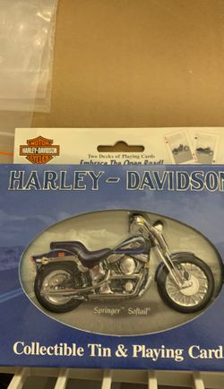 Brand new Collector Tin Harley Davidson Cards