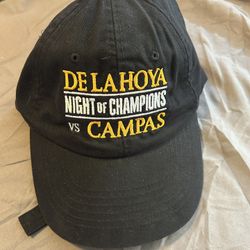Vintage Boxing Hat De La Hoya Vs Campas Original Hat 2003 