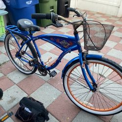 Margaritaville Blue Beach Cruiser Bike 