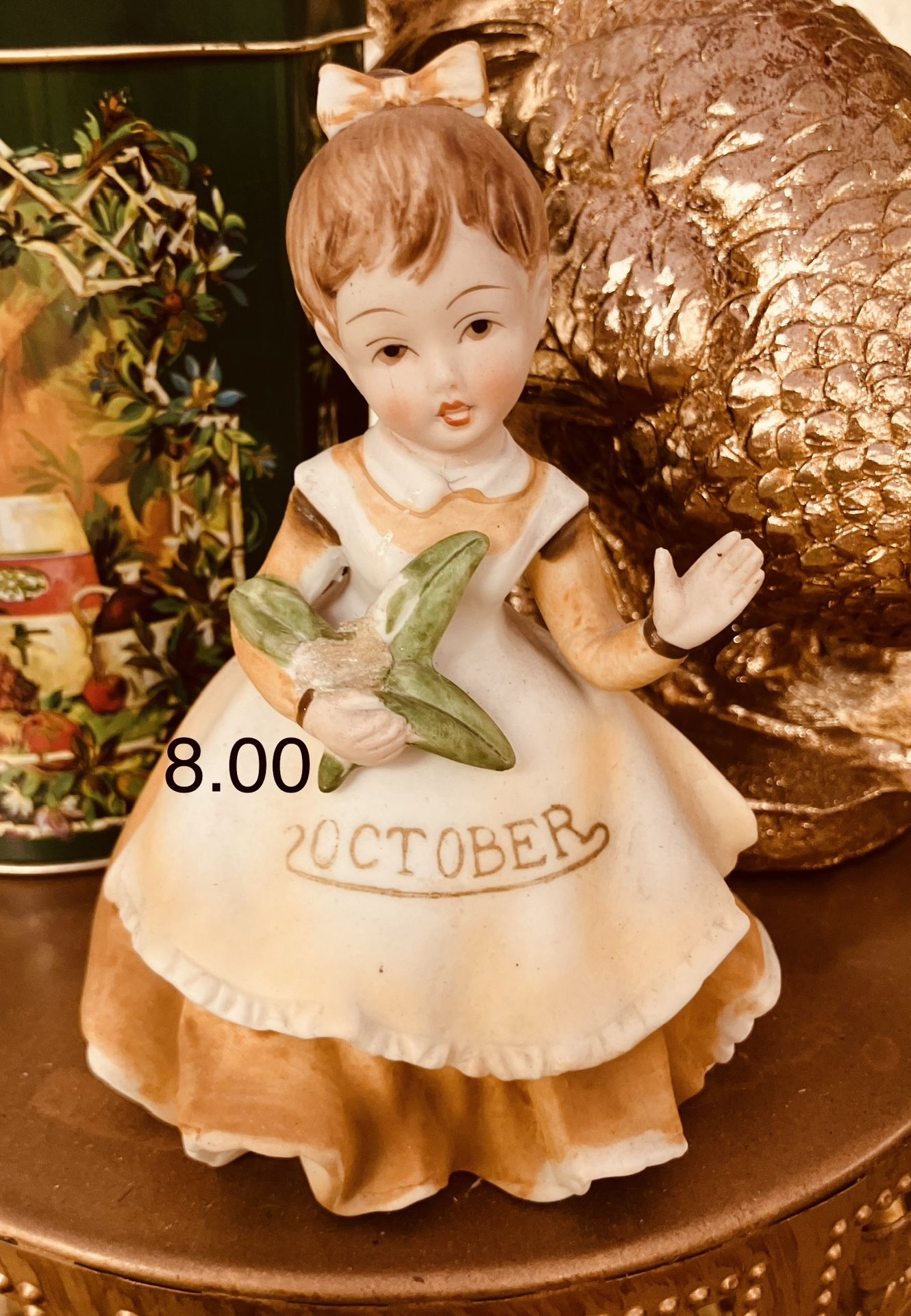 MCM OCTOBER Bisque Doll
