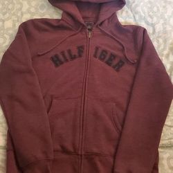 Hilfiger  Zip Up Sweatshirt.  Women's Size Medium 