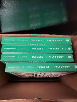 Filterbuy 16x25x2 Air Filter MERV 11 Superior Pet & Allergy Defense Pack Of 4 L