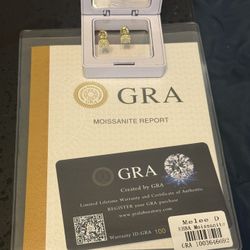 Moissanite Earrings 
