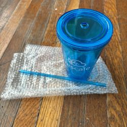 Plastic Cup and Straw