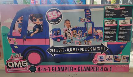 LOL Surprise OMG 4-in-1 Glamper Fashion Doll Camper Toy With 55+ Surprises for Girls

 Thumbnail