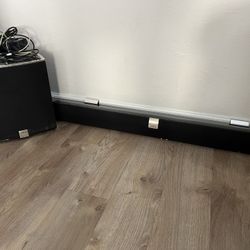 Vizio Soundbar And Subwoofer  