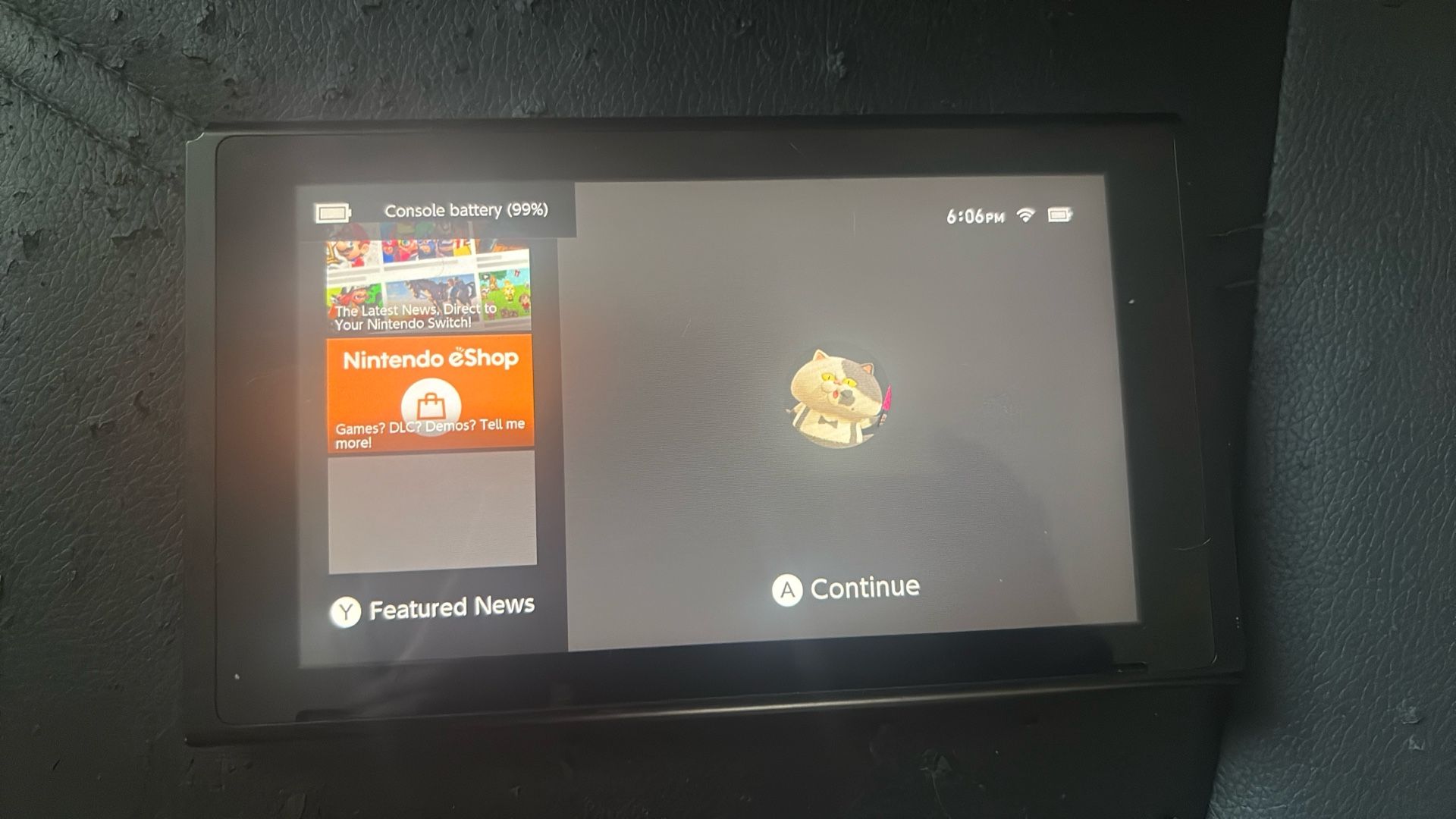 Nintendo Switch Used Works Fine No Controller