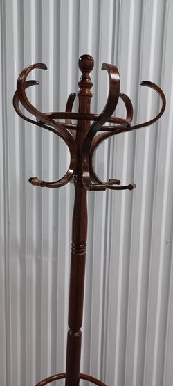CLASSY BENTWOOD COAT RACK rare find