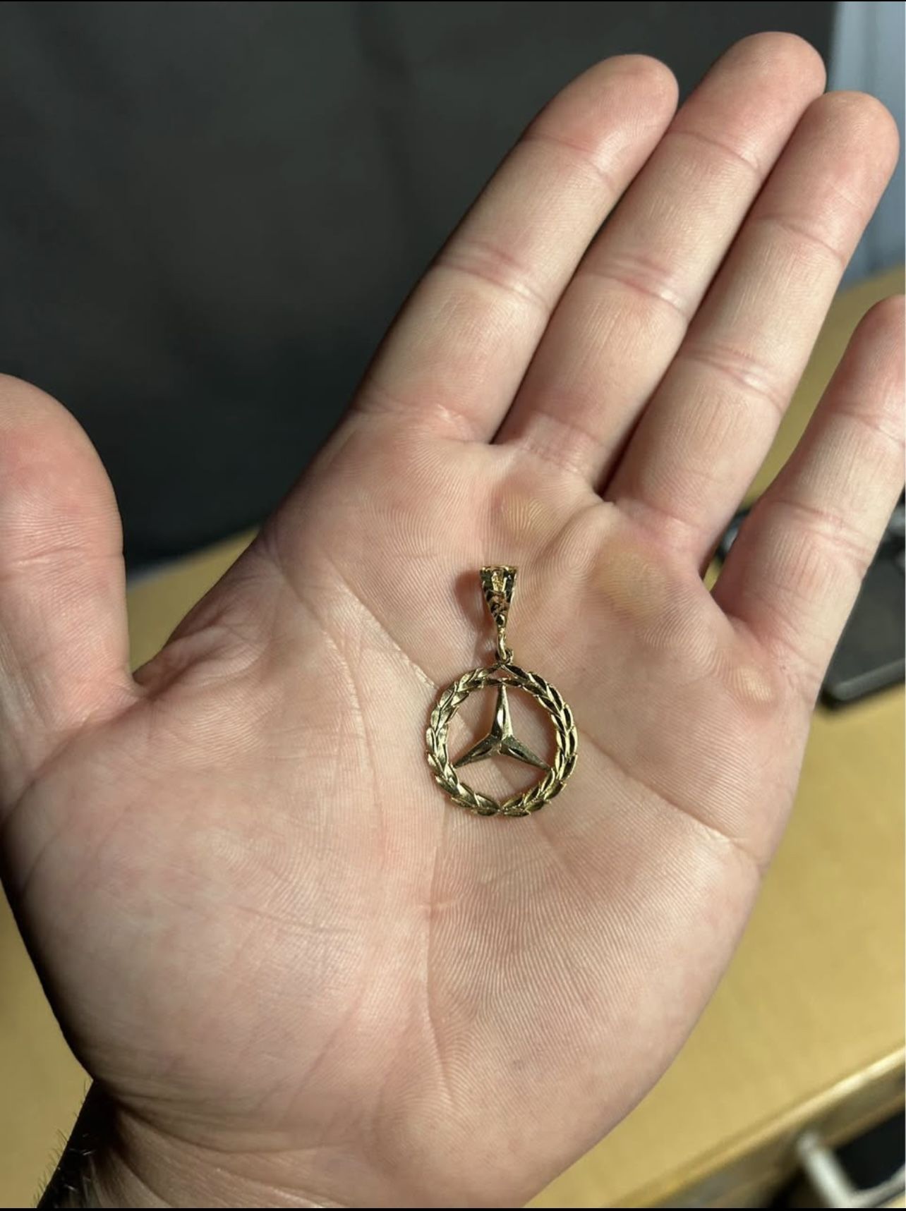 14k Yellow Gold Mercedes Benz Baller Pendant,All Products : American Fashion Style Bags On Sale