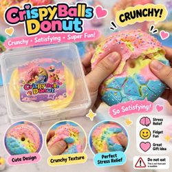 Crispy Balls Donut Crunchy Squishy