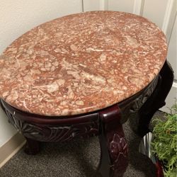 Marble top Side Table 