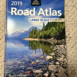 Large 2019 Rand McNally Road Atlas