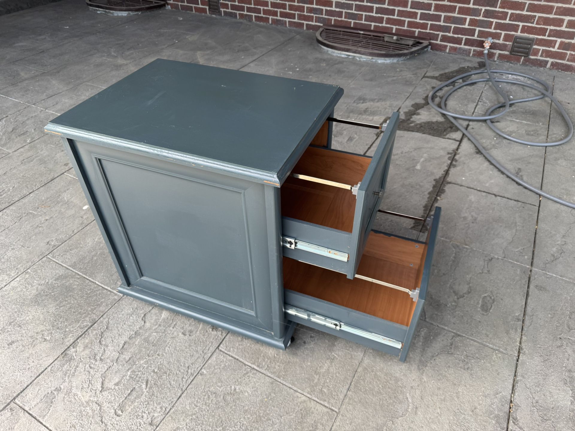 Wood File Cabinet