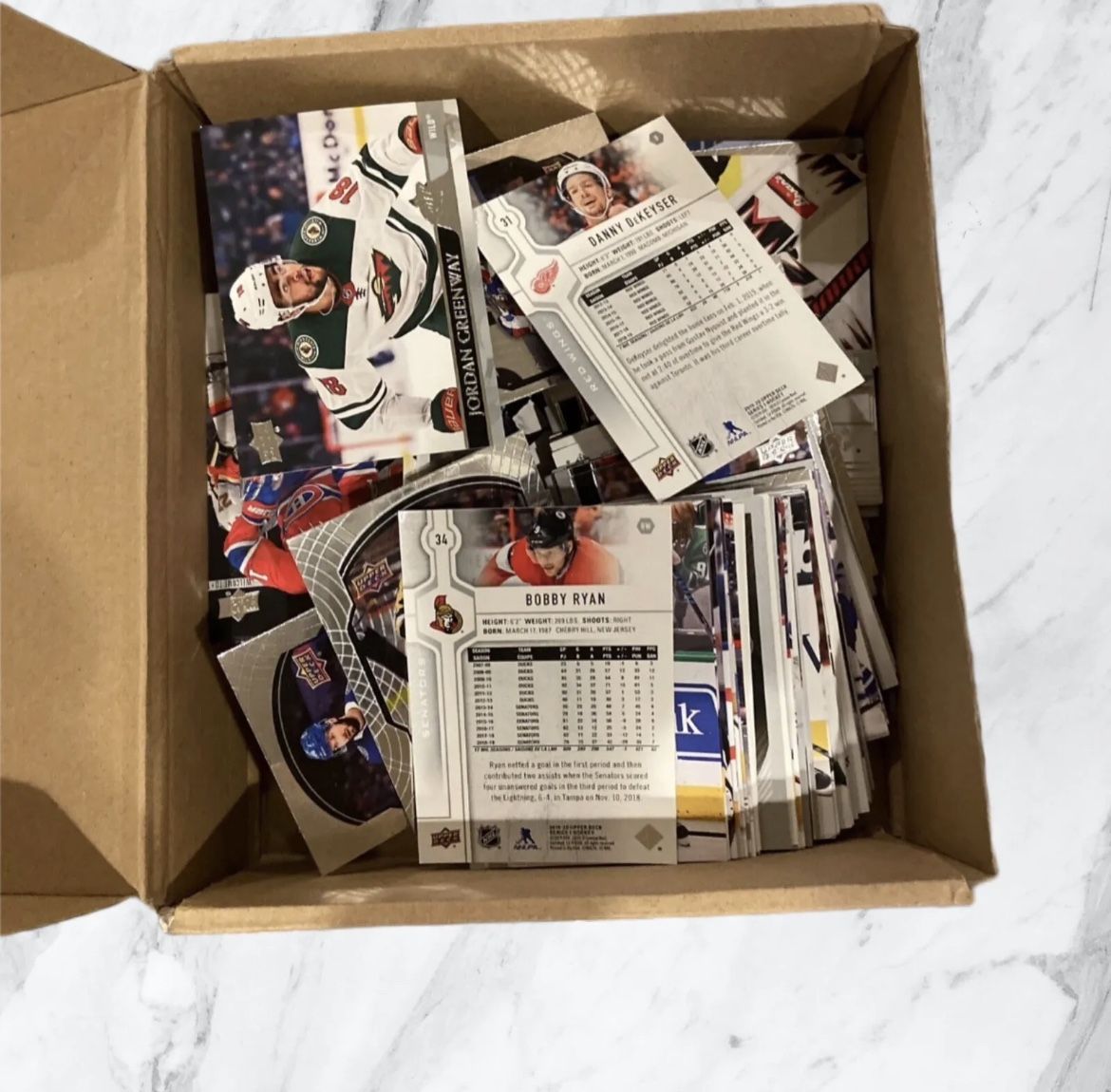 Box Of Hockey Cards