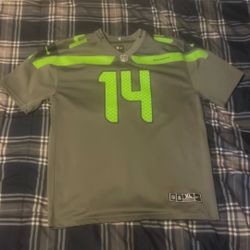 Grey Dk Metcalf Jersey Inverted Legend, Seattle Seahawks