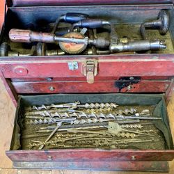 Drills, braces, wood bits