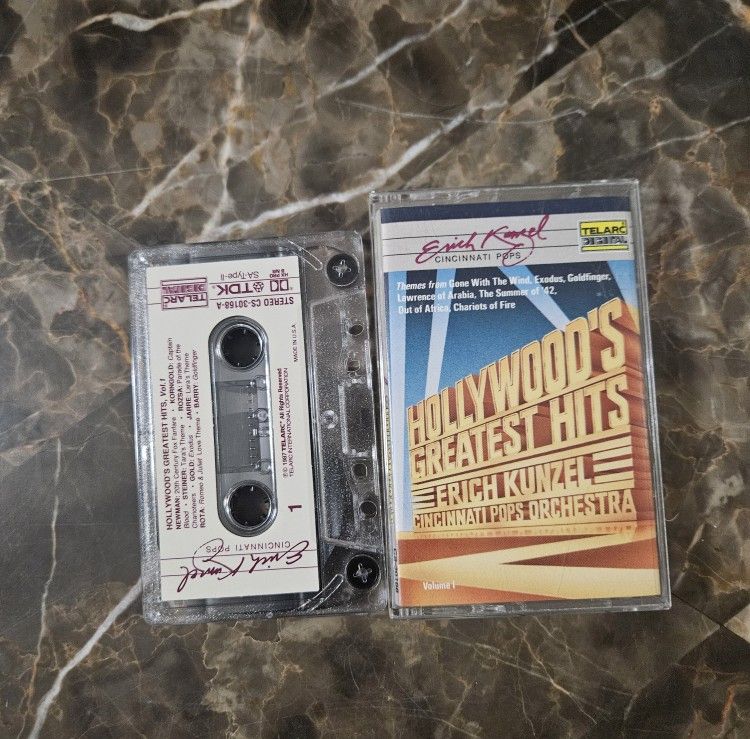 Erich Kunzel, Cincinnati Pops Orchestra, William Tritt – Hollywood's Greatest Hits, Vol. 1- Cassette