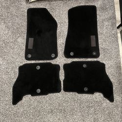 Full set, new Jeep Wrangler 4xe floor mats