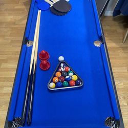 4 In 1 Game Table, Pool, Foosball, Air Hockey, Ping Pong!