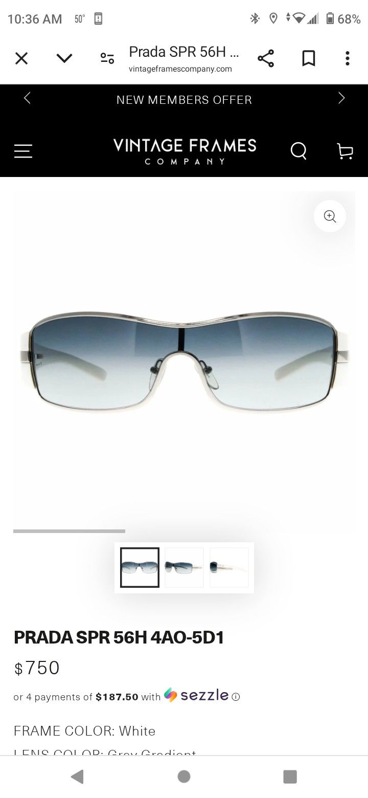 Vintage Prada Sunglasses 