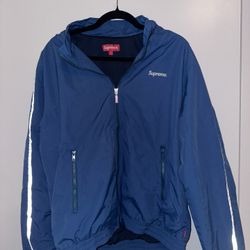 SUPREME 3M REFLECTIVE STRIPE TRACK JACKET FW16