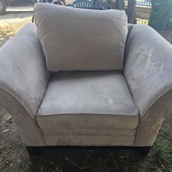 Like New Beige Arm Chair