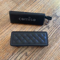 Two bluetooth speakers