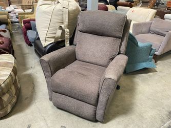 SOCOZI Soft Brown Power Massaging Recliner