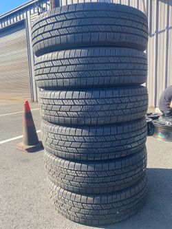 (6) New Nexen 235/80LT17 tire Takeoffs off a 25 Ram Dually ~ 700 miles on set