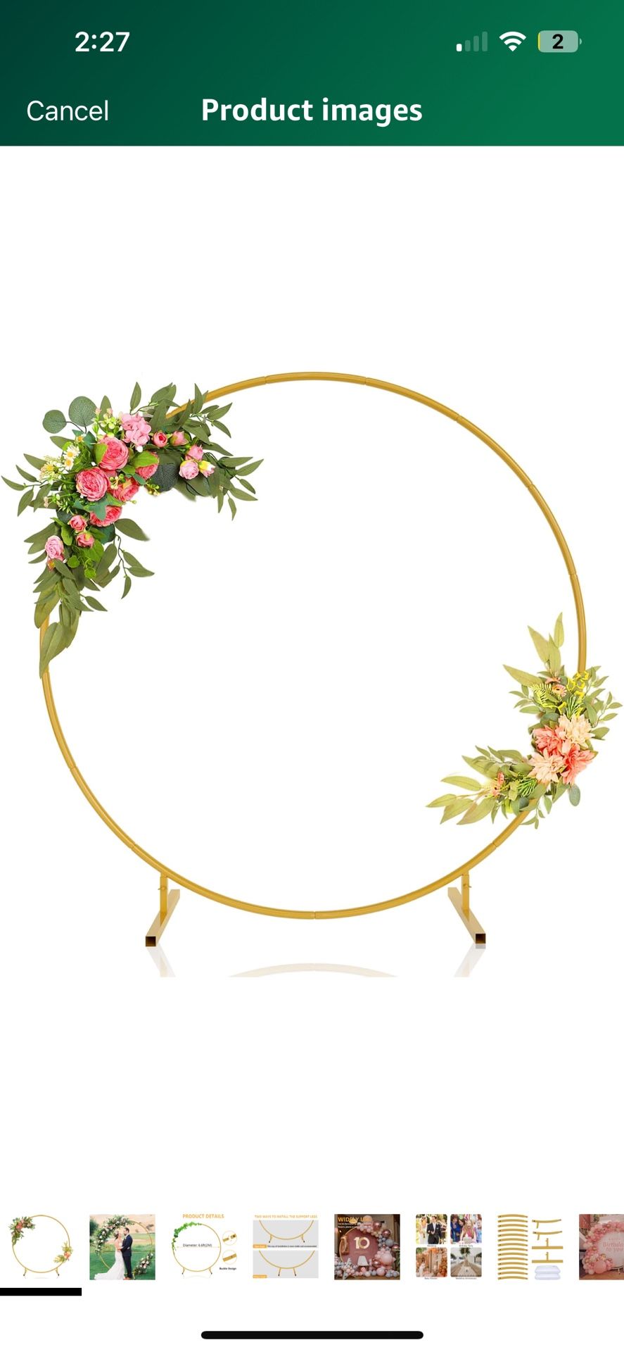 6.6ft Round Backdrop Stand