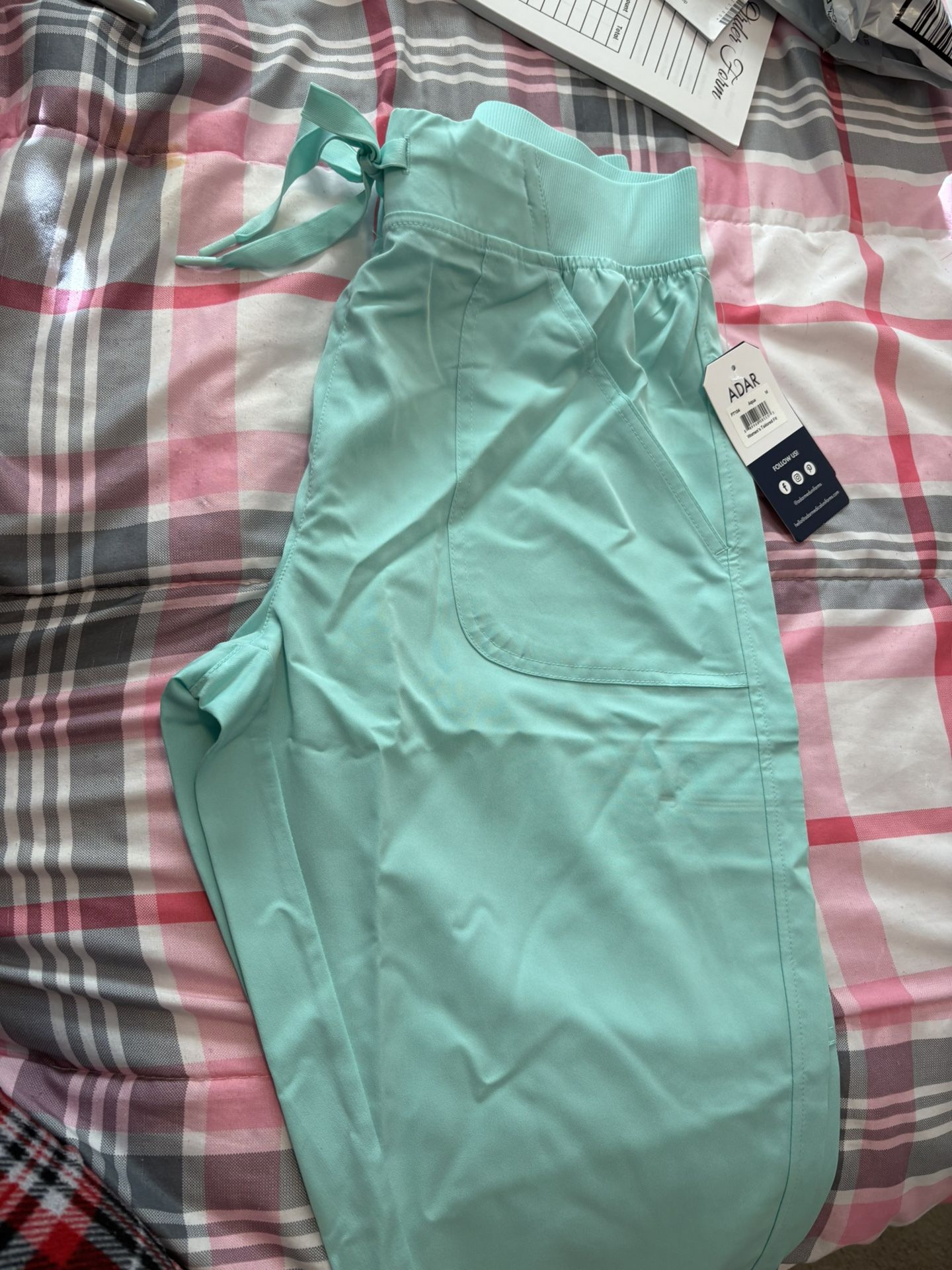 Aqua Scrub Work Pants - Medium Size - Brand New