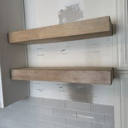 Custom Floating Shelves 