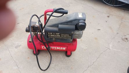 Portable  air  compressor  works good